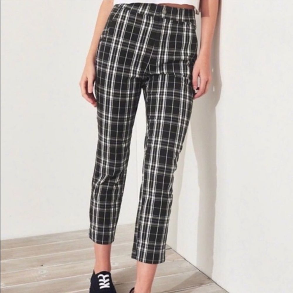 Hollister Plaid Pants